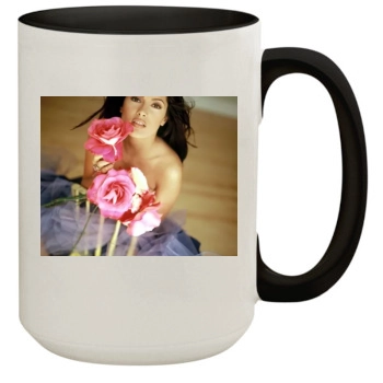 Salma Hayek 15oz Colored Inner & Handle Mug