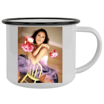 Salma Hayek Camping Mug