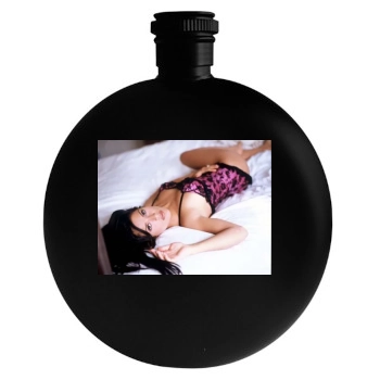 Salma Hayek Round Flask