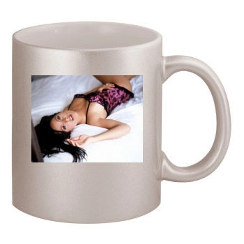 Salma Hayek 11oz Metallic Silver Mug