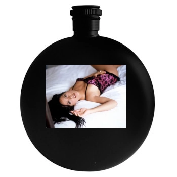 Salma Hayek Round Flask