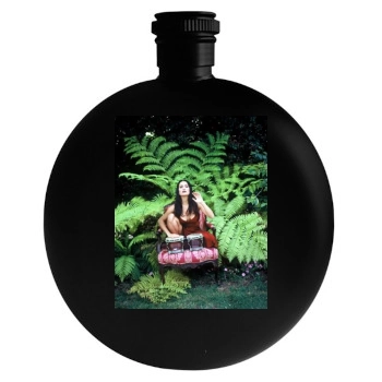 Salma Hayek Round Flask