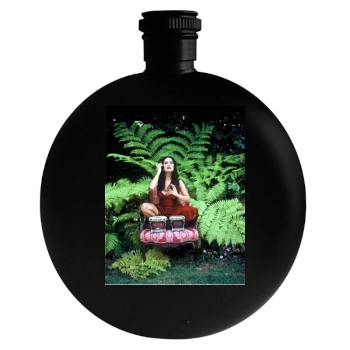 Salma Hayek Round Flask