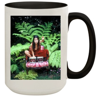 Salma Hayek 15oz Colored Inner & Handle Mug