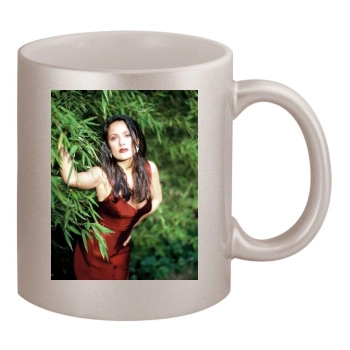 Salma Hayek 11oz Metallic Silver Mug