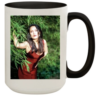 Salma Hayek 15oz Colored Inner & Handle Mug