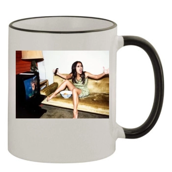 Salma Hayek 11oz Colored Rim & Handle Mug