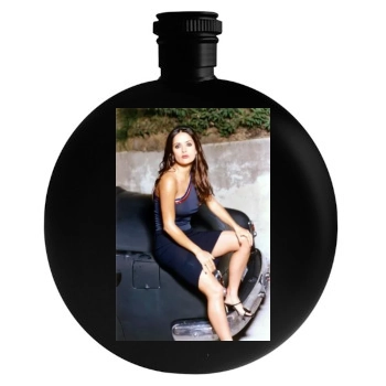 Salma Hayek Round Flask