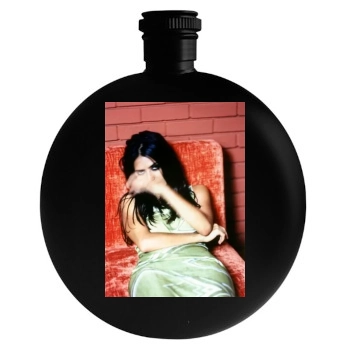 Salma Hayek Round Flask