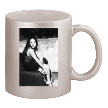 Salma Hayek 11oz Metallic Silver Mug