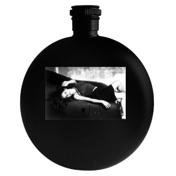 Salma Hayek Round Flask