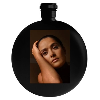 Salma Hayek Round Flask