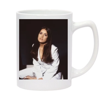 Salma Hayek 14oz White Statesman Mug