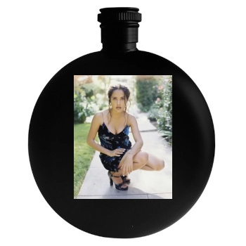 Salma Hayek Round Flask