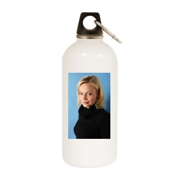 Samantha Mathis White Water Bottle With Carabiner