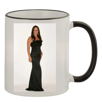 Sara Evans 11oz Colored Rim & Handle Mug