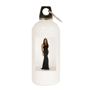 Sara Evans White Water Bottle With Carabiner