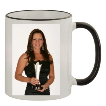 Sara Evans 11oz Colored Rim & Handle Mug