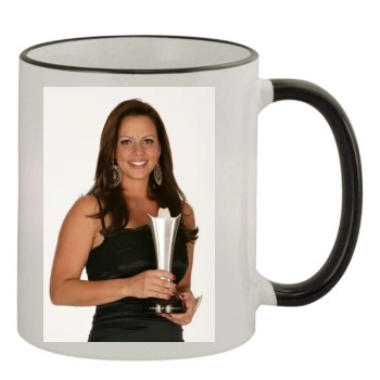 Sara Evans 11oz Colored Rim & Handle Mug