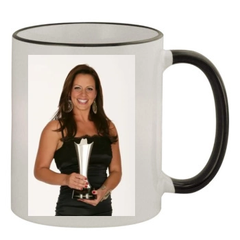 Sara Evans 11oz Colored Rim & Handle Mug