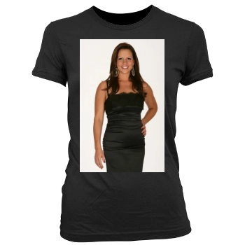 Sara Evans Women's Junior Cut Crewneck T-Shirt