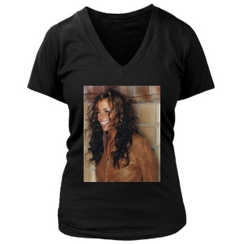 Sara Evans Women's Deep V-Neck TShirt