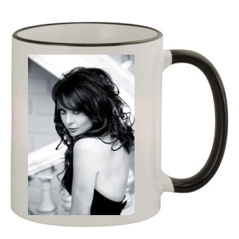 Sarah Brightman 11oz Colored Rim & Handle Mug