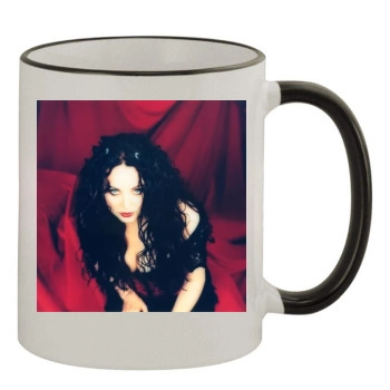 Sarah Brightman 11oz Colored Rim & Handle Mug