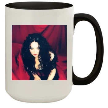 Sarah Brightman 15oz Colored Inner & Handle Mug