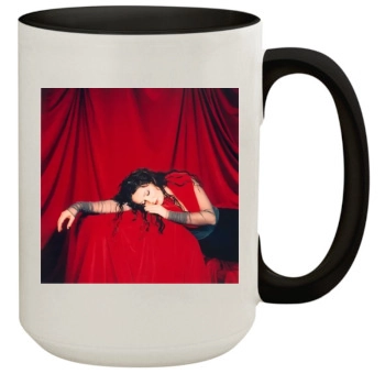 Sarah Brightman 15oz Colored Inner & Handle Mug