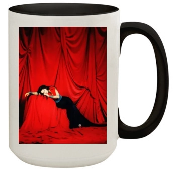 Sarah Brightman 15oz Colored Inner & Handle Mug