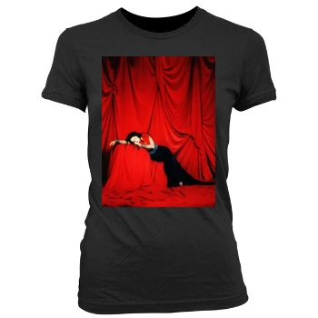 Sarah Brightman Women's Junior Cut Crewneck T-Shirt