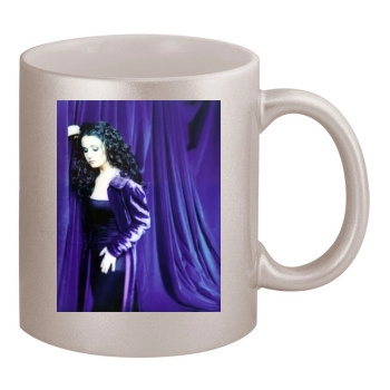 Sarah Brightman 11oz Metallic Silver Mug