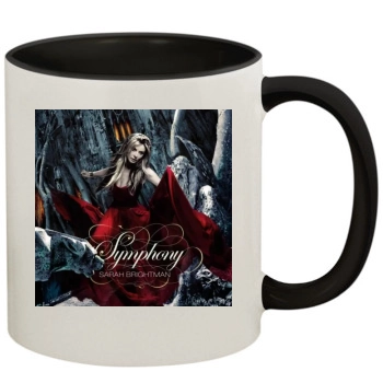 Sarah Brightman 11oz Colored Inner & Handle Mug