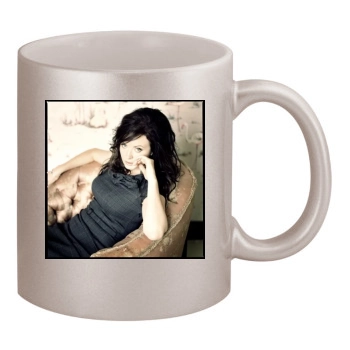 Sarah Brightman 11oz Metallic Silver Mug