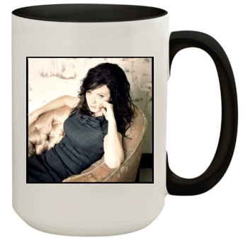 Sarah Brightman 15oz Colored Inner & Handle Mug