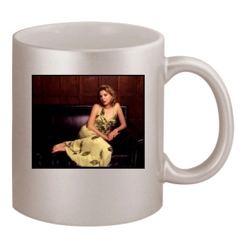 Sarah Chalke 11oz Metallic Silver Mug