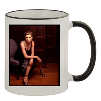 Sarah Chalke 11oz Colored Rim & Handle Mug