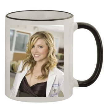 Sarah Chalke 11oz Colored Rim & Handle Mug