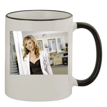 Sarah Chalke 11oz Colored Rim & Handle Mug