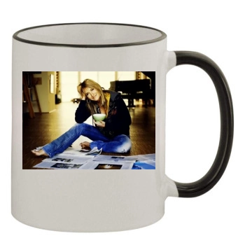 Sarah Connor 11oz Colored Rim & Handle Mug