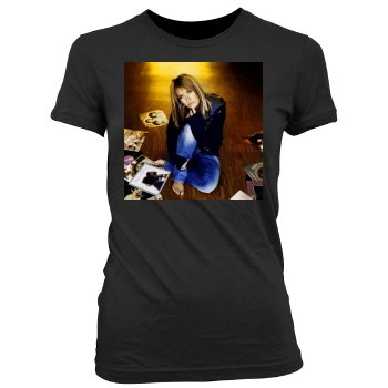 Sarah Connor Women's Junior Cut Crewneck T-Shirt