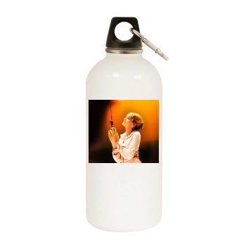 Sarah Connor White Water Bottle With Carabiner