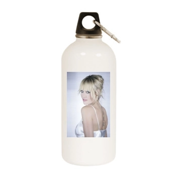 Sarah Connor White Water Bottle With Carabiner