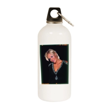 Sarah Connor White Water Bottle With Carabiner