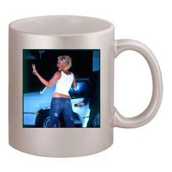 Sarah Connor 11oz Metallic Silver Mug