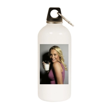 Sarah Connor White Water Bottle With Carabiner