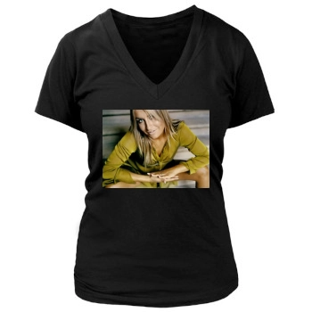 Sarah Connor Women's Deep V-Neck TShirt