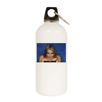 Sarah Connor White Water Bottle With Carabiner