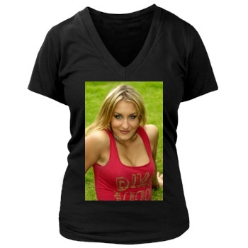 Sarah Connor Women's Deep V-Neck TShirt